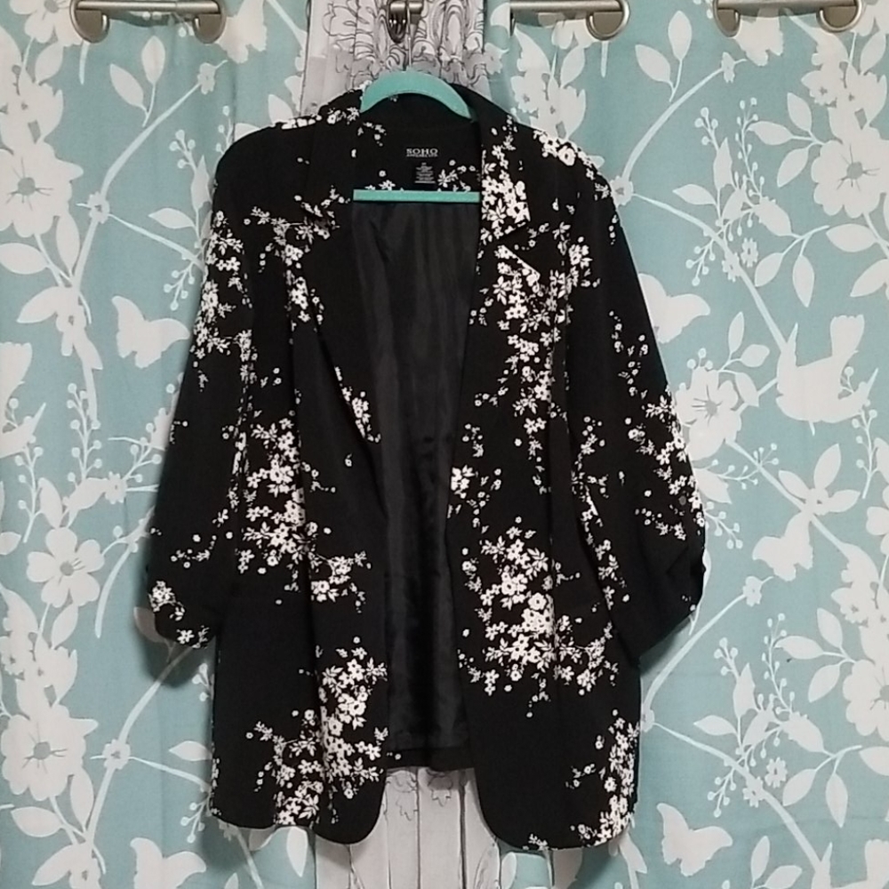 SOHO Apparel Plus Size Blazer 2x